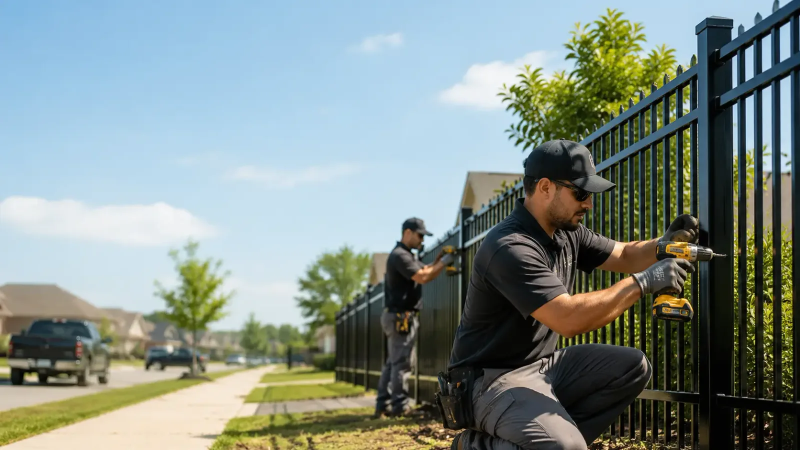 Metal Fence Installation in Monroe, OK